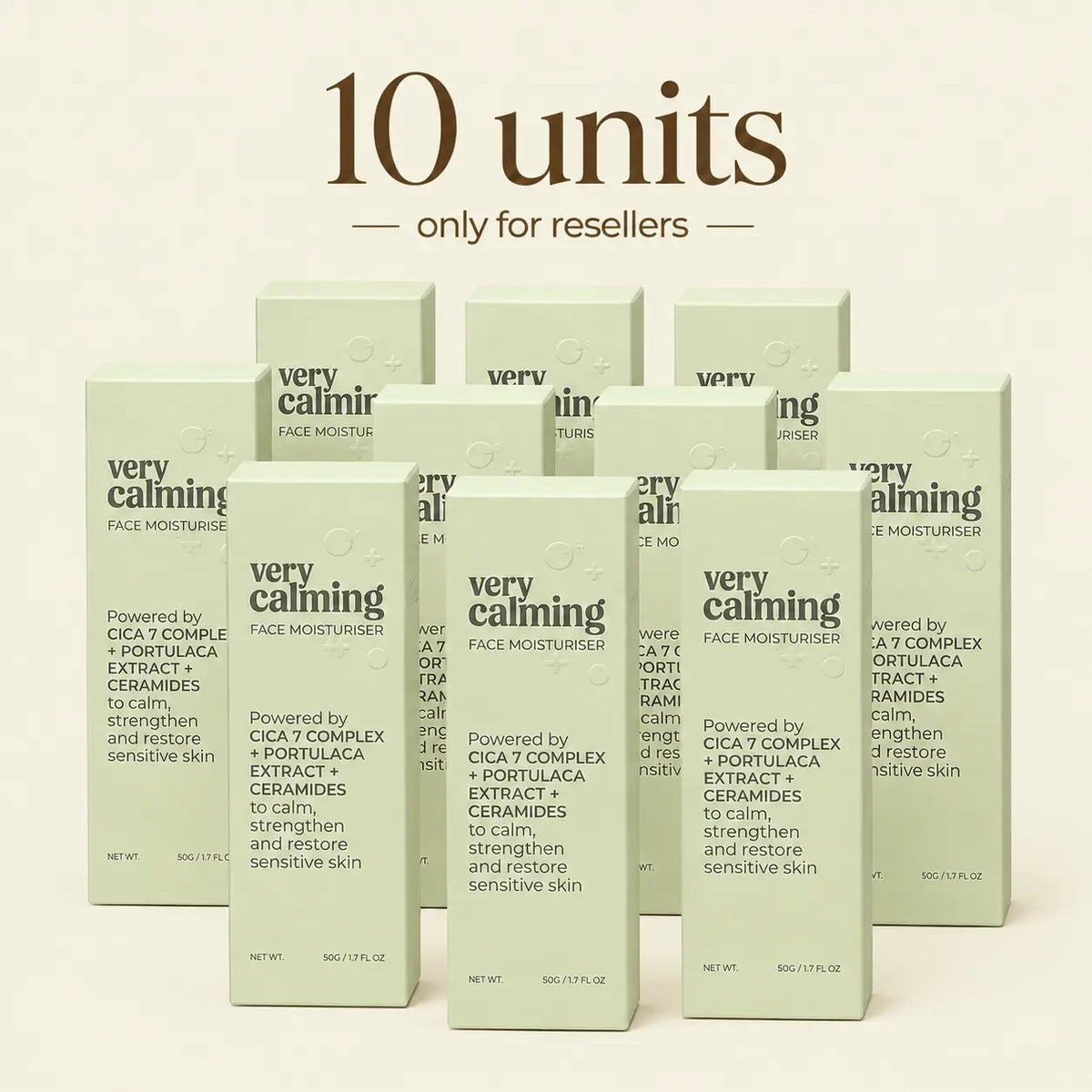 (R) dr.SK SEGAR Very Calming Face Moisturiser, Dry, Itchy, Redness & Sensitive Skin, Barrier Repair 50gm