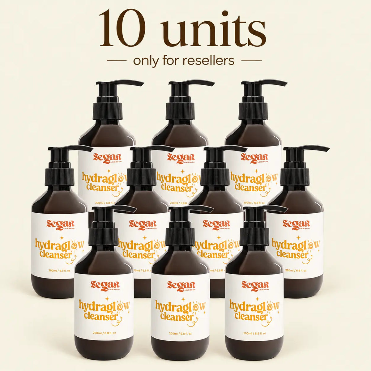 (R) SEGAR Hydraglow Gentle Face Cleanser for Sensitive & Eczema-Prone Skin, 200ml