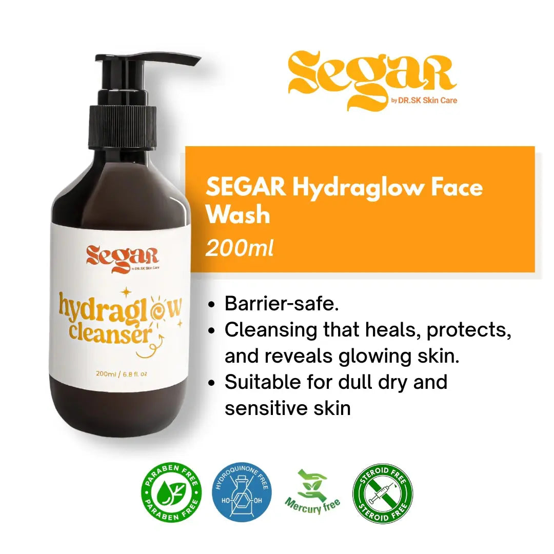 SEGAR Face Series | Brightening & Barrier Repair Set for Sensitive Skin