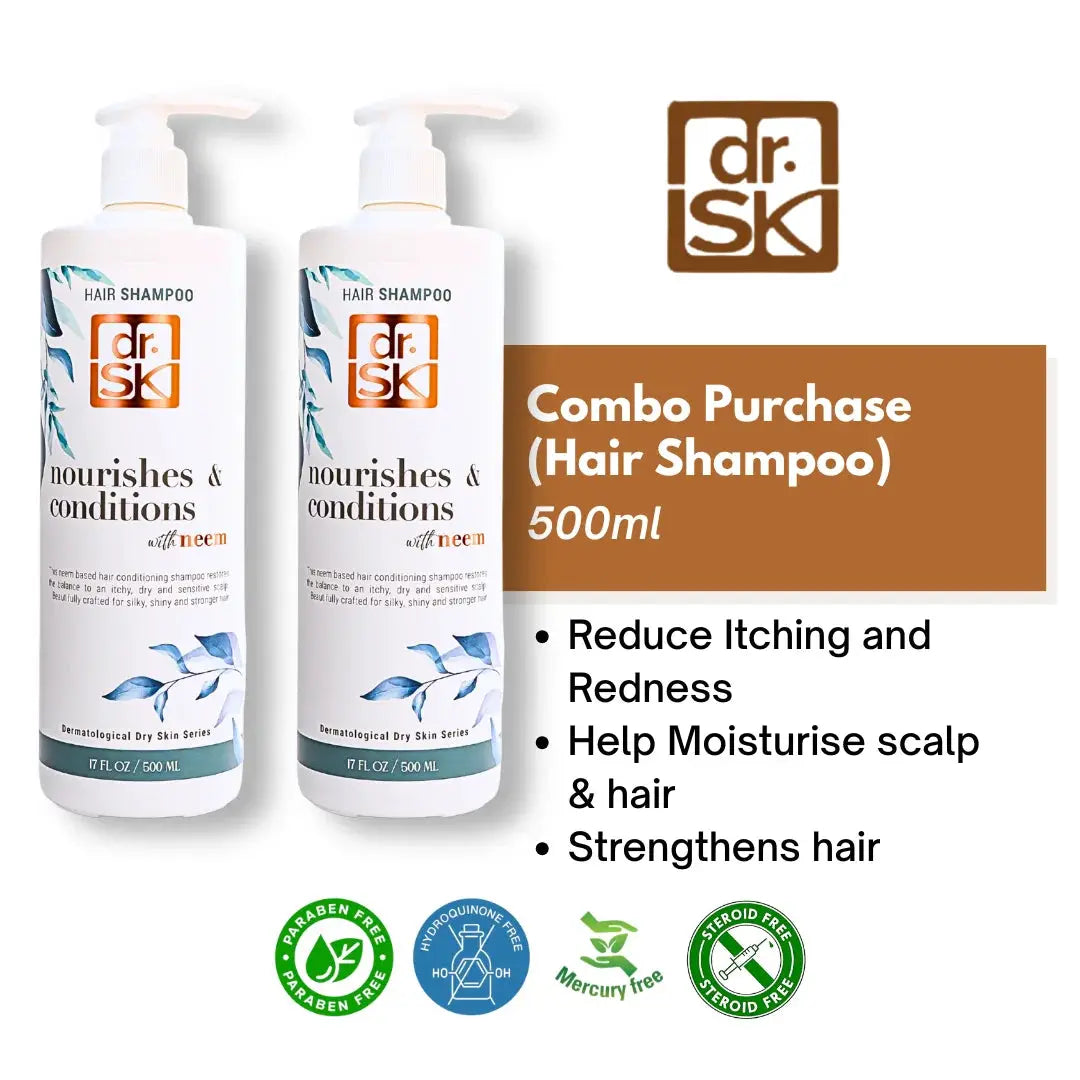 Bundle dr.SK Neem Hair Shampoo (2 x 500ml)
