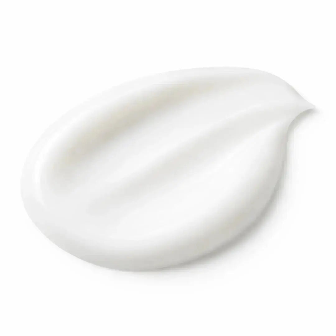 White cream texture on a white background