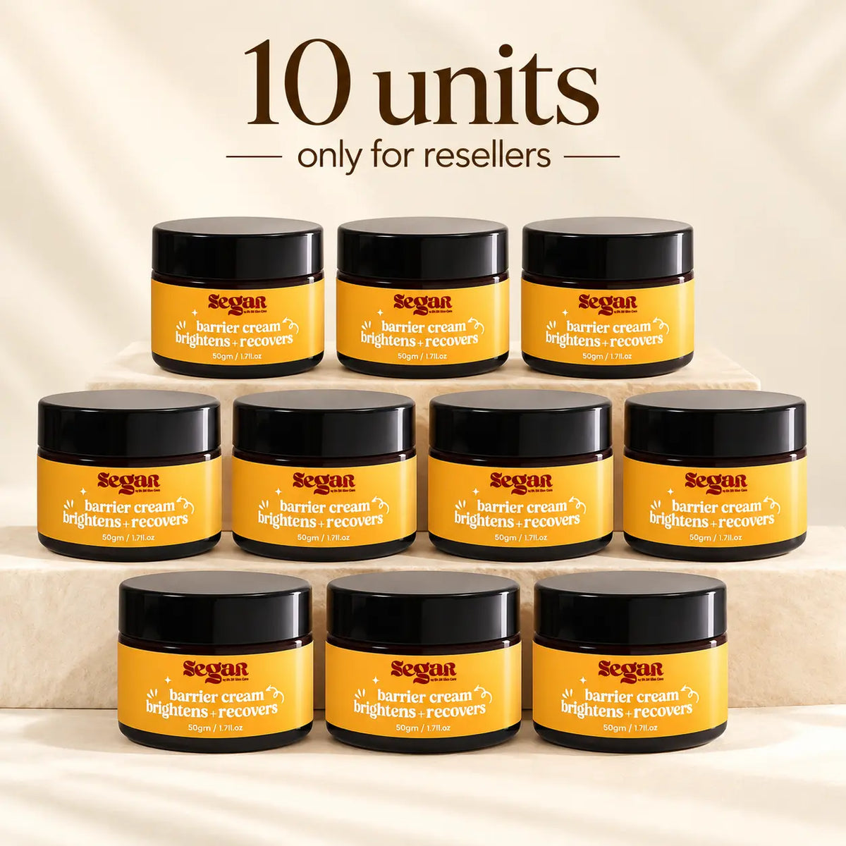(R) SEGAR Barrier Cream | Ceramide Barrier Repair for Sensitive & Eczema-Prone Skin