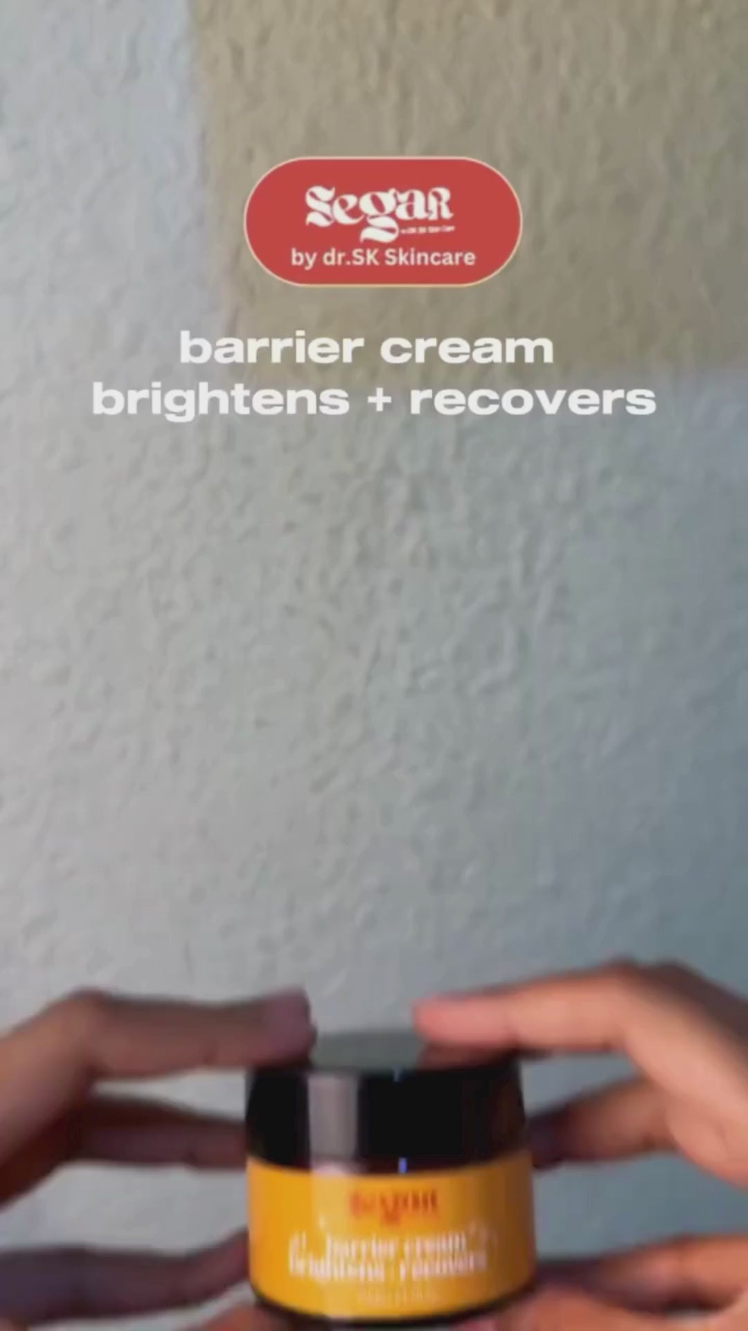 Barrier cream usage on skin